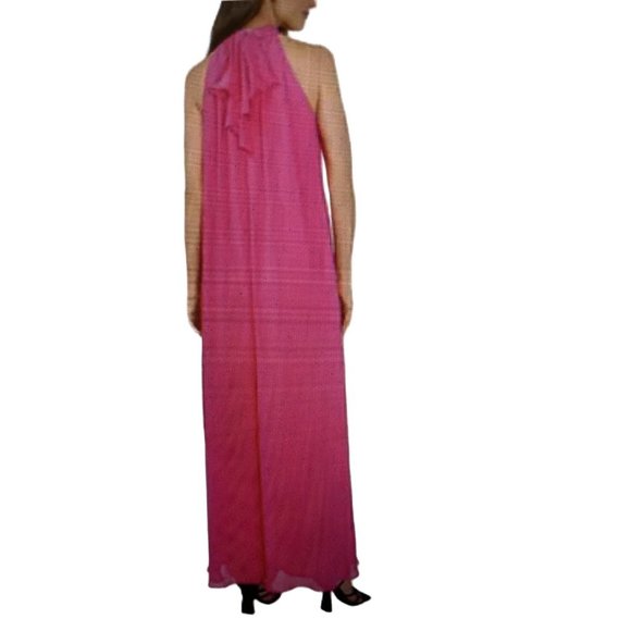 NWT VINCE CAMUTO HALTER JUMPSUIT POMEGRANATE PINK Varies - Picture 2 of 10